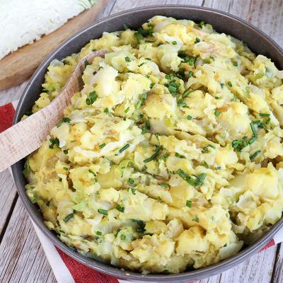 Irish Potatoes With Cabbage